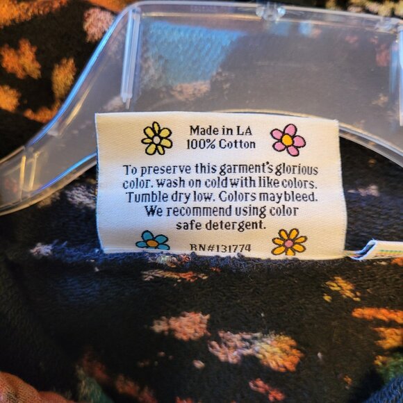 Big Bud Press CROPPED Rainbow Magic Waters Tie Dye Hoodie and Sweat Pants Set - Picture 11 of 11